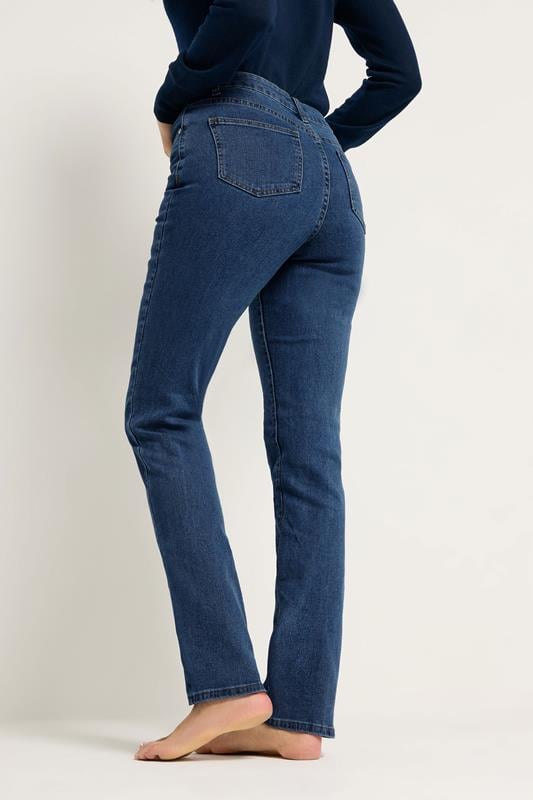 Evans LTS Tall Dark Blue Stretch Straight Leg Jeans
