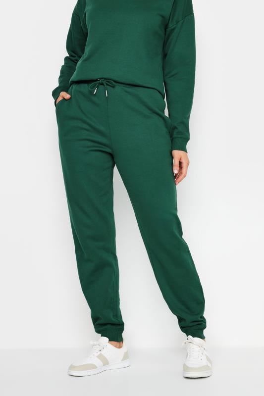 Evans LTS Tall Dark Green Cuffed Drawstring Joggers