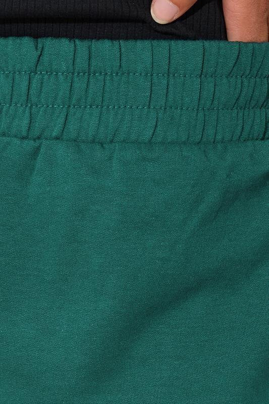 Evans LTS Tall Green Jersey Fitted Straight Leg Joggers