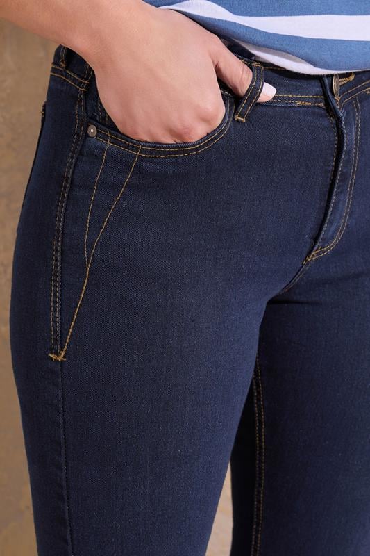 Evans LTS Tall Indigo Blue RAE Stretch Bootcut Jeans