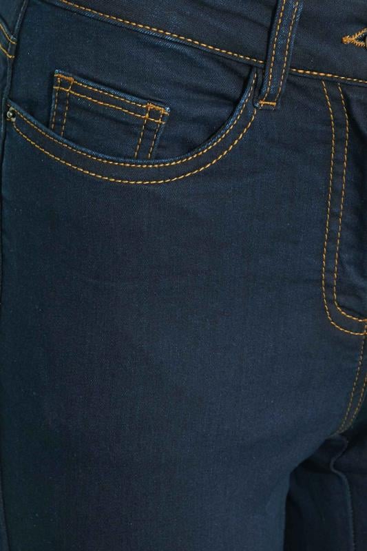 Evans LTS Tall Indigo Blue Washed AVA Stretch Skinny Jeans