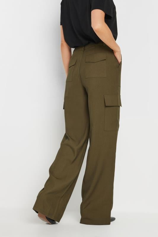 Evans LTS Tall Khaki Green Tailored Cargo Pocket Trousers