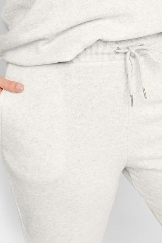 Evans LTS Tall Light Grey Cuffed Drawstring Joggers
