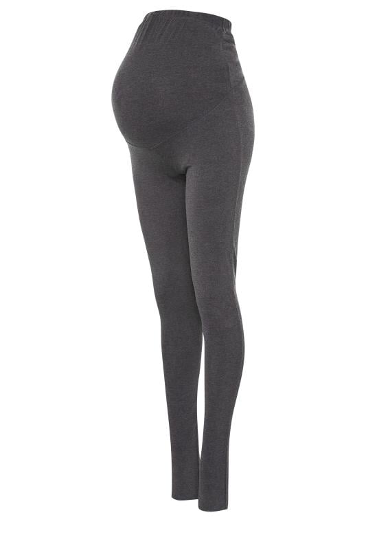 Evans LTS Tall Maternity Charcoal Grey Stretch Leggings