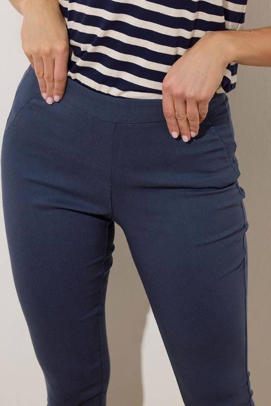 Evans LTS Tall Navy Blue Stretch Skinny Leg Trousers