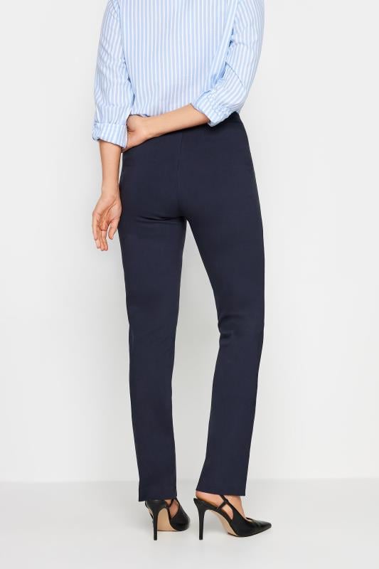 Evans LTS Tall Navy Blue Stretch Straight Leg Trousers