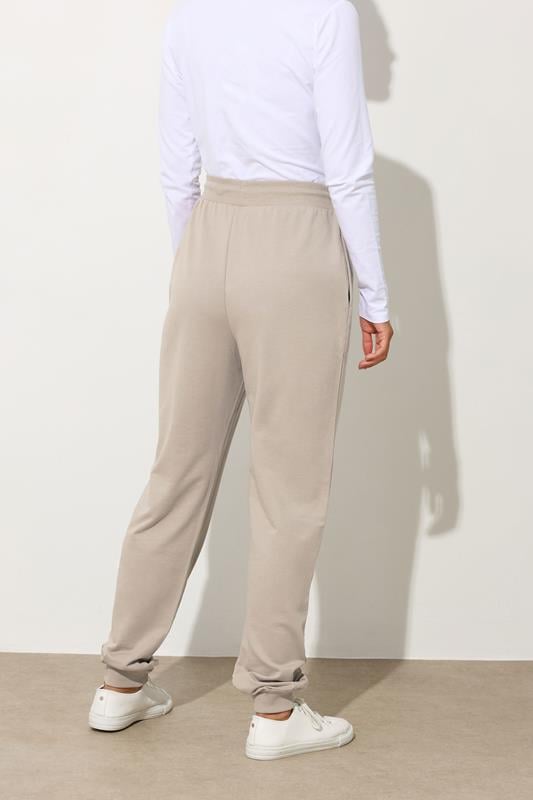 Evans LTS Tall Stone Brown Cuffed Drawstring Joggers