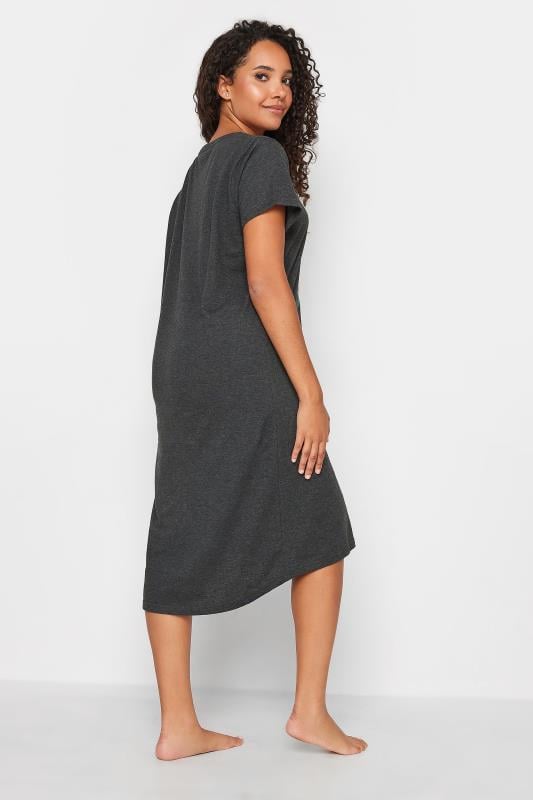 Evans M&Co Black Cotton Christmas Mistletoe Print Nightdress