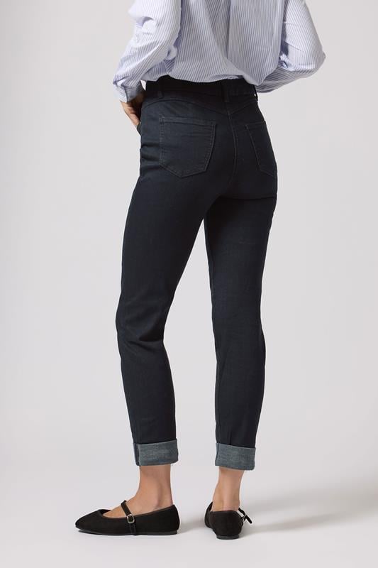 Evans M&Co Dark Indigo Ankle Grazer Cigarette Jeans