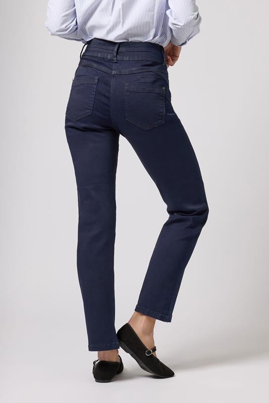 Evans M&Co Indigo Blue Lift & Shape Straight Leg Jeans