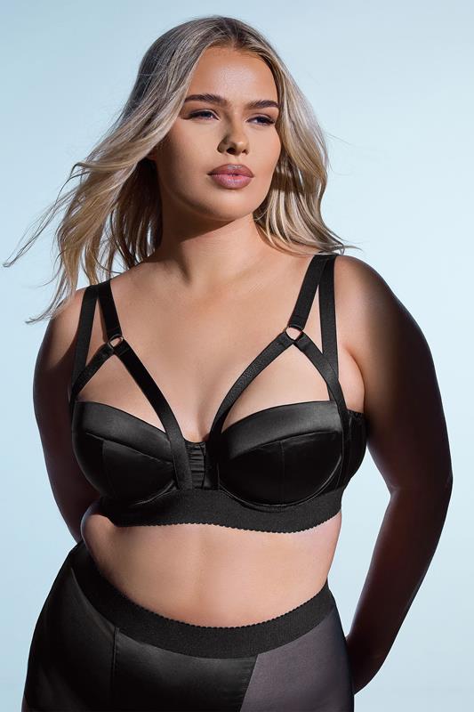 evans PLAYFUL PROMISES Black Candace Balcony Underwired Bra
