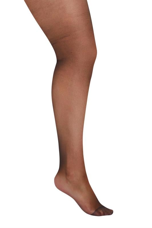 Evans Yours 2 PACK Black Luxury 15 Denier Sheer Tights