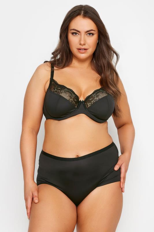 Evans YOURS 2 PACK Black & White Non-Padded Underwired Bra