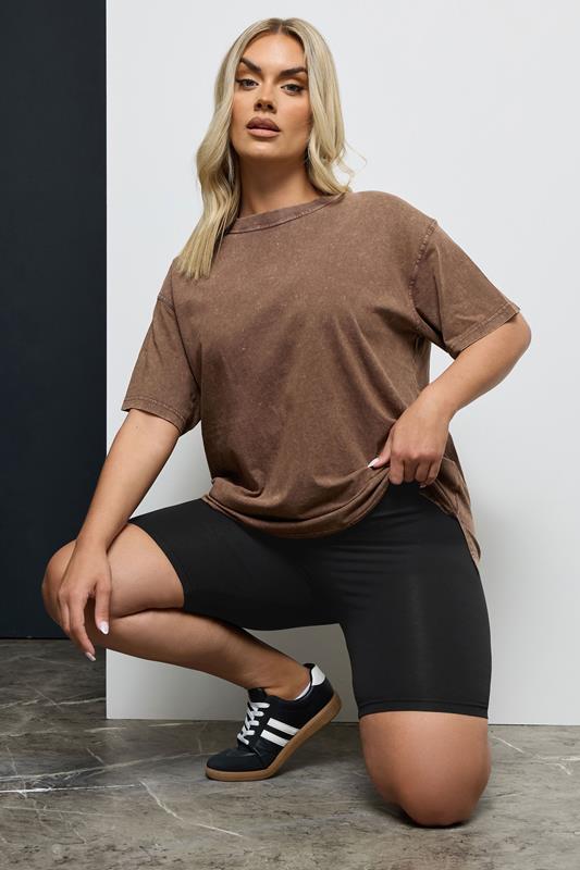 Evans YOURS 2 PACK Curve Black Stretch Cycling Shorts