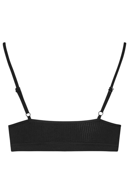 Evans YOURS 2 PACK Curve Black & White Seamless Padded Bralettes