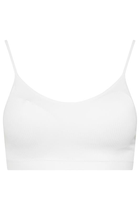 Evans YOURS 2 PACK Curve Black & White Seamless Padded Bralettes