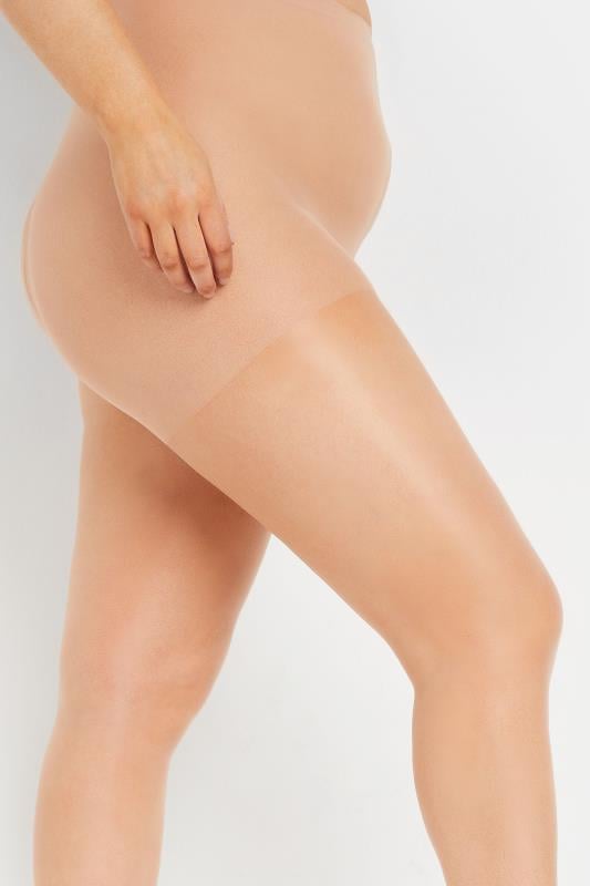 Evans Yours 2 PACK Natural Luxury 15 Denier Sheer Tights