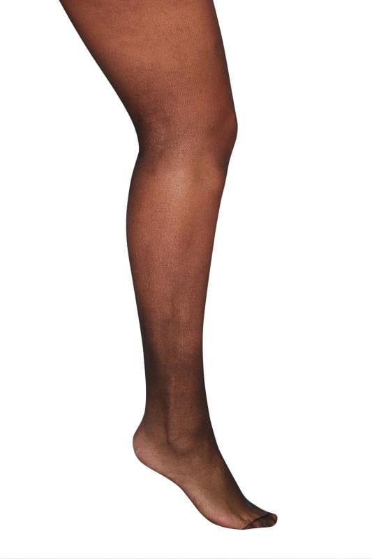Evans Yours 3 PACK Black 20 Denier Ladder Resist Tights