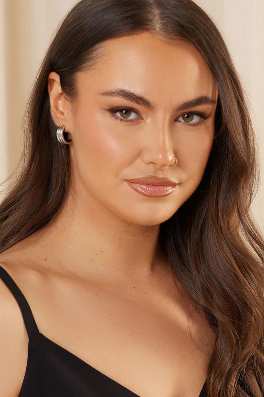 Evans Yours 6 PACK Silver Tone Hoop & Stud Earrings Set