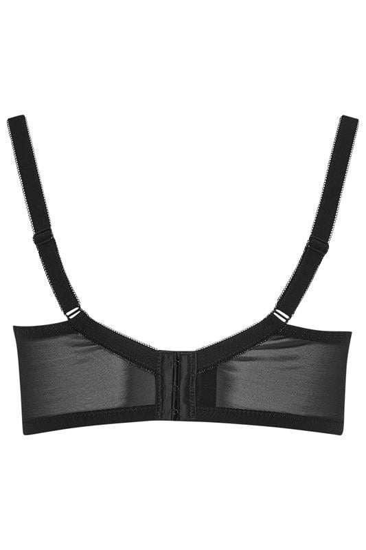 Evans YOURS Black Smooth Non-Padded Underwired Full Cup Bra