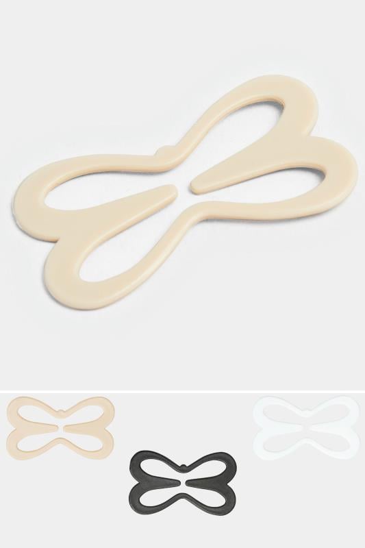 Evans YOURS Curve 3 PACK White & Black Bra Converters