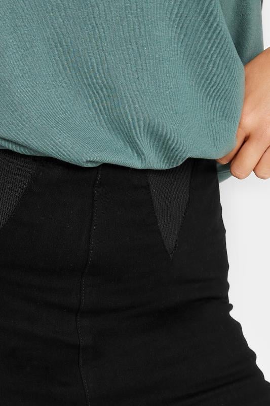 Evans YOURS Curve Bestseller Black Elasticated Insert Shaper Stretch Jeggings