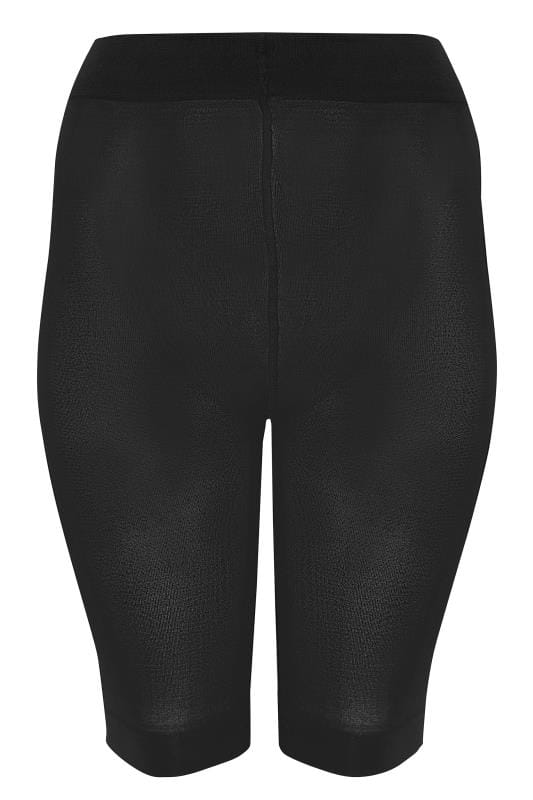 Evans YOURS Curve Black Anti Chafing High Waisted Shorts