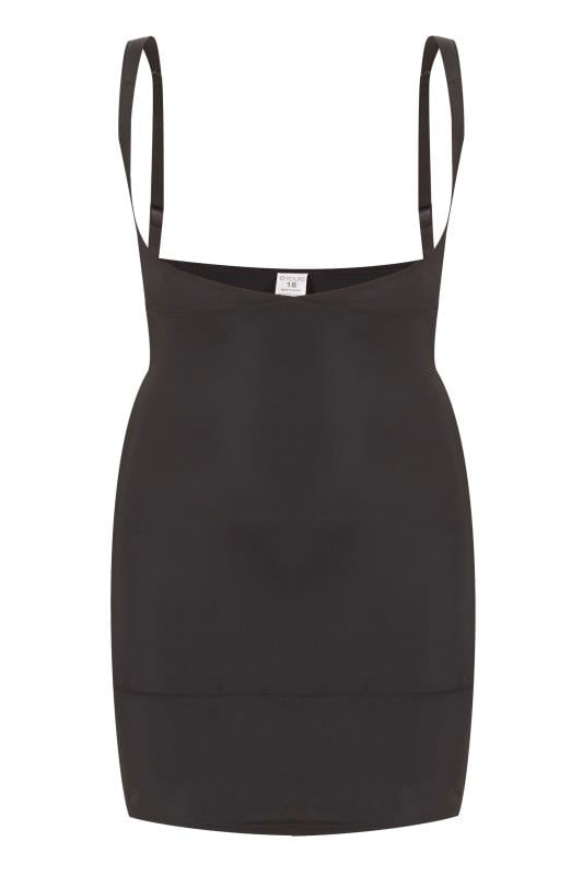 Evans YOURS Curve Black Control Underbra Slip Dress