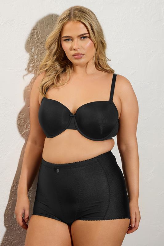 Evans YOURS Curve Black Moulded Underwired New T-Shirt Bra