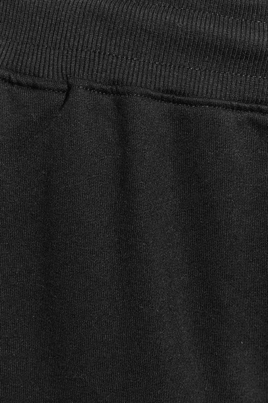 Evans YOURS Curve Black Straight Leg Stretch Joggers