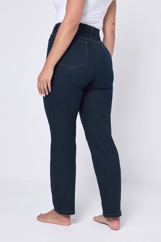 Evans YOURS Curve Dark Indigo Blue Straight Leg RUBY Jeans