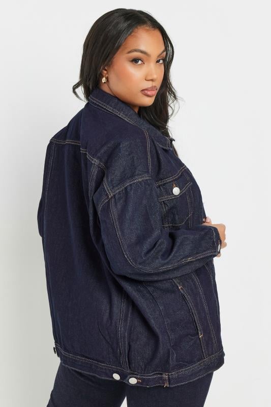 Evans YOURS Curve Indigo Blue Oversized Denim Jacket