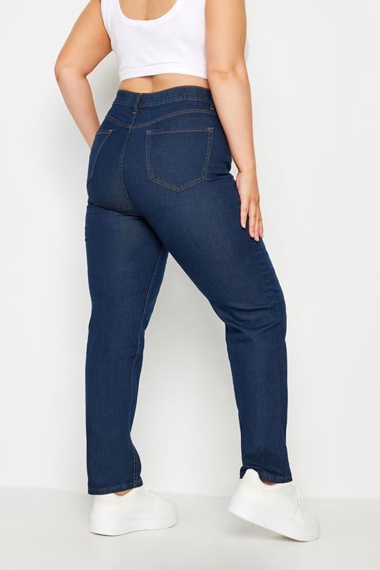 Evans YOURS Curve Indigo Blue Straight Leg RUBY Jeans