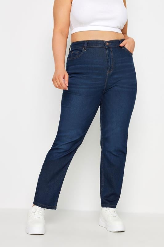 evans YOURS Curve Indigo Blue Straight Leg RUBY Jeans