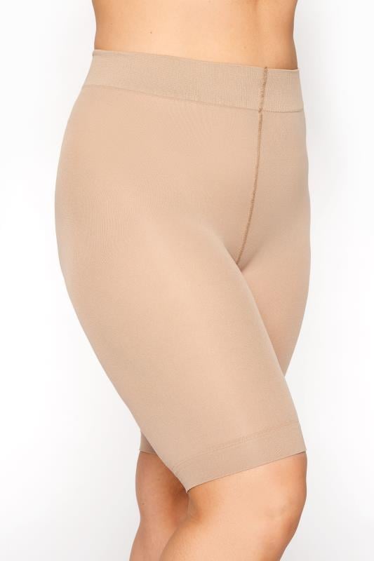 Evans YOURS Curve Nude Anti Chafing High Waisted Shorts