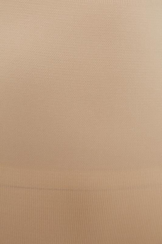 Evans YOURS Curve Nude Seamless Control High Waisted Full Briefs