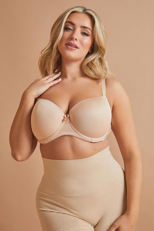 Evans YOURS Curve Nude Seamless Control High Waisted Shorts