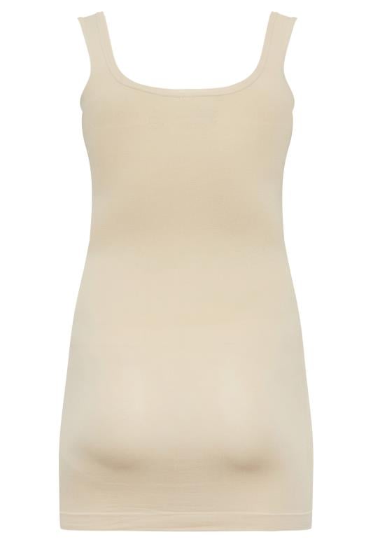 Evans YOURS Curve Nude Seamless Control Underbra Slip Dress