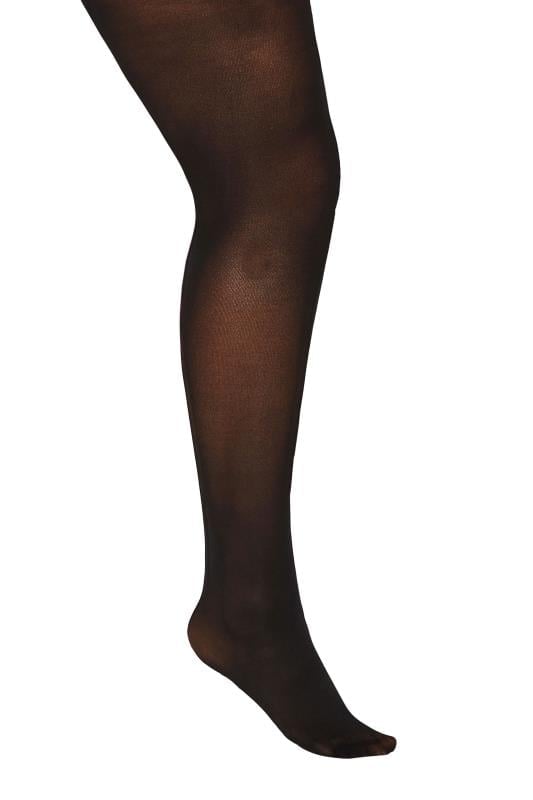 Evans YOURS FOR GOOD Black Recycled 50 Denier Tights