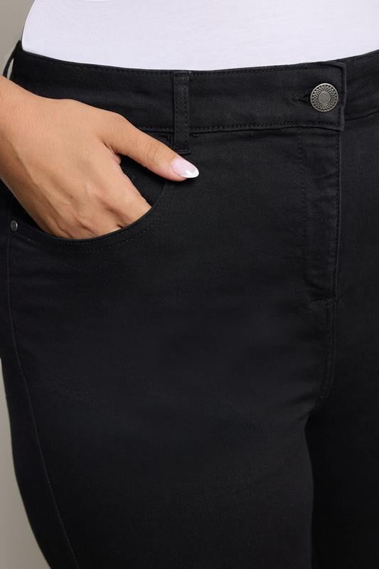 Evans YOURS FOR GOOD Curve Black Skinny Stretch AVA Jeans