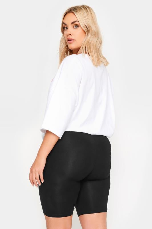 Evans YOURS FOR GOOD RECYCLED Curve Black Cycling Shorts