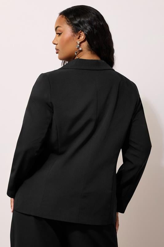 Evans YOURS LONDON Curve Black Tailored Suit Blazer