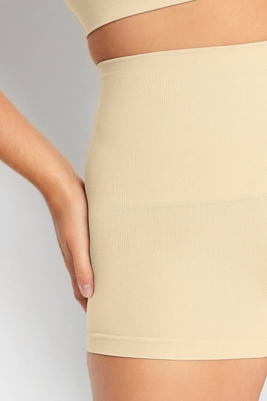 Evans YOURS Nude Seamless Control High Waisted Shorts