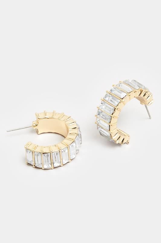 Evans Yours Silver Tone Diamante Drop Down Earrings