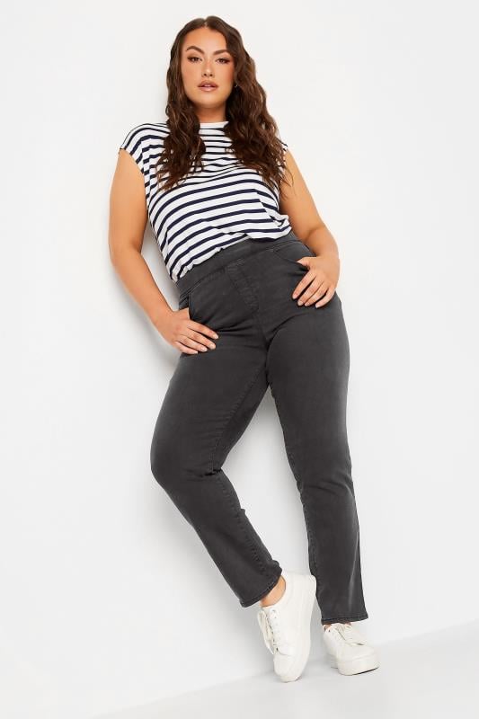 Evans YOURS UNBEATABLE VALUE Curve Black Low Rise Jeggings