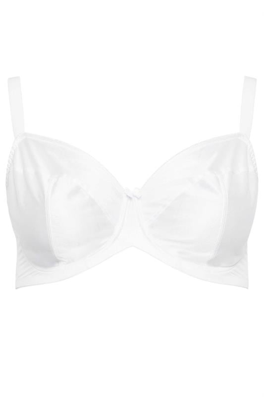 Evans YOURS White Smooth Non-Padded Underwired Full Cup Bra