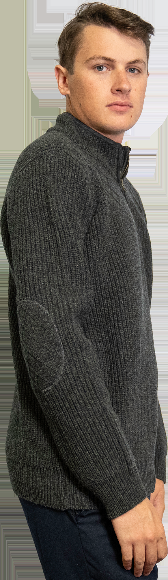 everest designs Chooyu Quarter Zip Sweater