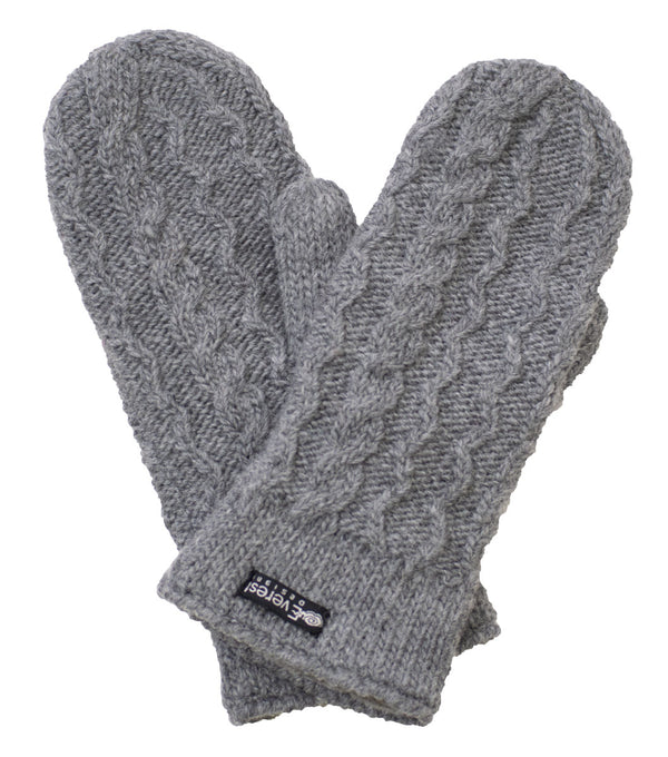 everest designs Classic Cable Mitten