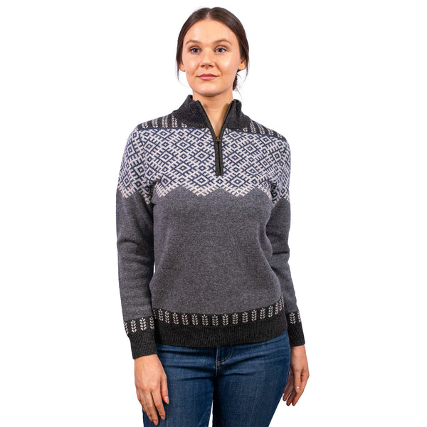 everest designs Numri Half-Zip Sweater