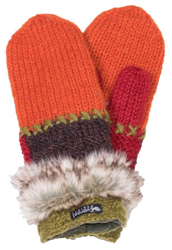 everest designs Patchwork Mitten